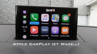 Apple CarPlay avec Waze [upl. by Eynenihc646]