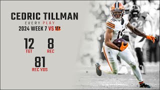 Cedric Tillman Week 7 Replay Every Target and Catch vs Cincinnati Bengals [upl. by Salisbarry]