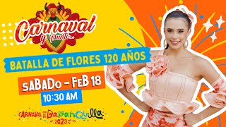 👉BATALLA DE FLORES 2023 en vivo via 40 🔴  Carnaval de Barranquilla 2023 [upl. by Nnaesor366]