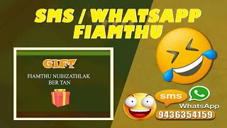 SMSWATSAPP FIAMTHU 2024 [upl. by Stilu861]