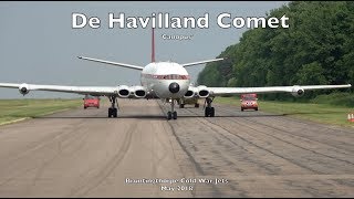 DH106 Comet Canopus Fast Taxi Run  Bruntingthorpe Cold War Jets May 2018 [upl. by Anawk516]