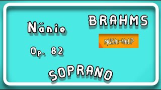 Soprano  Brahms  Nänie Op 82 [upl. by Bhayani]