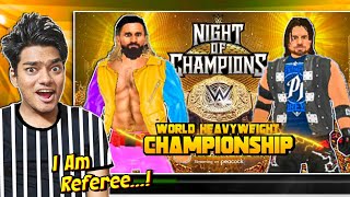 WWE World Heavyweight Championship Match  SETH ROLLINS vs AJ STYLES  WR3D [upl. by Brok911]