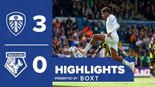 Highlights  Leeds United 30 Watford  Piroe scores again [upl. by Redford]