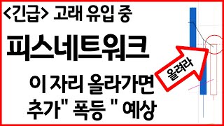 피스네트워크 이 자리 올라가면 추가 quot폭등quot 이 가격까지 피스네트워크 키워드 도지코인  시바이누  유엑스링크 [upl. by Ecirtap]