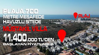 11400000 TL  Didim Mavişehirde Plaja 700mt Satılık 3 Ayrı Mutfak Müstakil Dubleks Villalar [upl. by Cir]