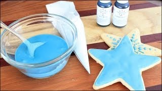 How to Make Royal Icing for Piping and Flooding Cookies [upl. by Ahsetan]