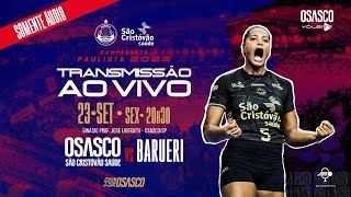 TRANSMISSÃO AO VIVO DE OSASCO X BARUERI SEM IMAGENS [upl. by Ymor]