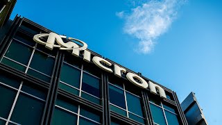 Micron Rises Most Since 2011 CEO Weighs In [upl. by Nimoynib]