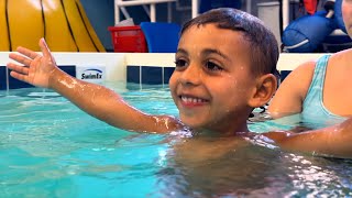 Pediatric aquatic therapy at Hasbro Children’s makes a splash [upl. by Reggy391]