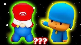 Pocoyo amp Mario quotGo Away amp Cryingquot Sound Variations in 53 Seconds [upl. by Lowenstern]