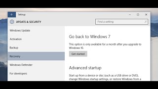 downgrade from windows 10 to any version without loss data easiest way [upl. by Clapper]