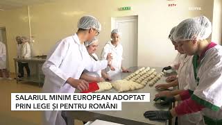 SALARIUL MINIM EUROPEAN ADOPTAT PRIN LEGE ȘI PENTRU ROMÂNI [upl. by Marilee]