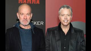 Watch Michael Stipe and Jason Isbell tell Doug Emhoff why they endorse Kamala Harris [upl. by Tilden]