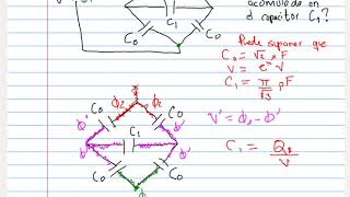 Solución capacitores análisis de potencial [upl. by Prisilla945]