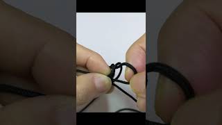 How to tie a Necklace Knot slidingKnots Shorts [upl. by Burrow]