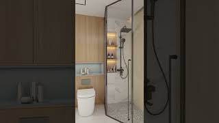 Minimalism Stainless Steel Shower Cubicle showerdoor [upl. by Ynnot]