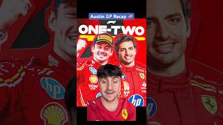 Austin USA GP Recap ferrari charlesleclerc carlossainz maxverstappen ferrari12 austingp [upl. by Yelrac]