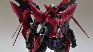 MG 1100 Gundam Exia Dark Matter  Painted Buildガンダムエクシアダークマター [upl. by Ttocs]