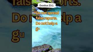 Do Not Spread False Reports or Join Hands with the Wicked  Jesus Reigns [upl. by Riamu]