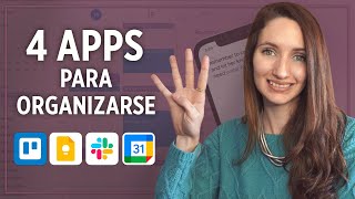 4 APPS PARA ORGANIZARTE  Conocé Calendar Keep Trello y Slack [upl. by Ydahs]