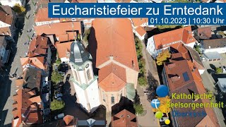 LIVE  Eucharistiefeier zu Erntedank [upl. by Adnolehs]