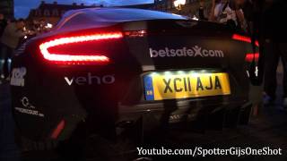 Aston Martin One77 LOUD revs at Gumball 3000 2011 [upl. by Ylrac935]