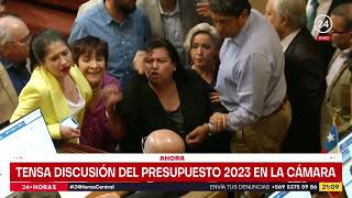 Tensa discusión del presupuesto 2023 en la Cámara [upl. by Ulick]