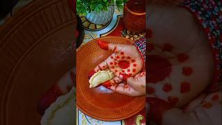 Beautiful pitha design hack 👩‍🍳🥰 Easy pitha design shorts food cooking [upl. by Winshell203]