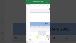 Calendario 2025 para Excel Móvil  ¡Descárgalo Gratis [upl. by Lindsay]