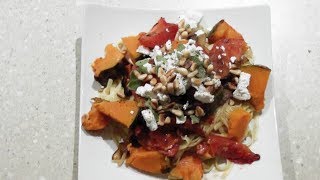 Vegetarian Pasta Recipe with Roast Vegetables  Marks Cuisine 6 [upl. by Aihsekal133]