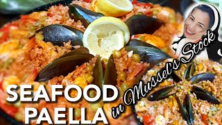 Seafood Paella Filipino Style  lizdoeat [upl. by Macdonell3]