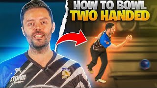 Jason Belmonte Teaches Two Handed Bowling twohandedbowling pba jasonbelmonte stormnation [upl. by Spillar]