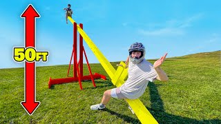 I Built the Worlds Biggest SeeSaw [upl. by Adalard]