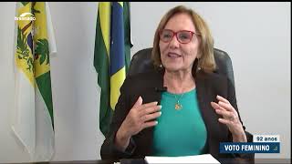 Voto feminino completa 92 anos [upl. by Nnyre]