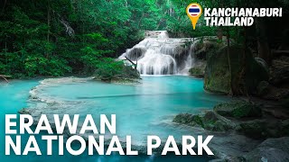 Erawan National Park Thailands Most Beautiful Waterfalls [upl. by Lilias786]