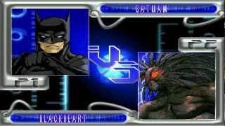 Mugen Fight Channel 144 Batman vs Blackheart [upl. by Amekahs593]