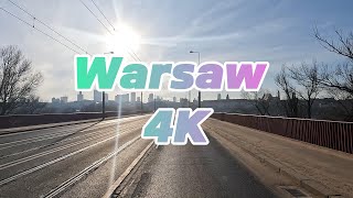 Warsaw 4k driving  Feb 16 2024 [upl. by Cedric]