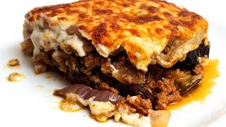 Greek HomeMade Moussaka Recipe [upl. by Ut]