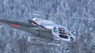 Aerospatiale AS 350 B2 Landing Unloading and Takeoff [upl. by Scheer628]