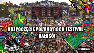 Rozpoczęcie PolandRock Festival 2018  zobacz całość [upl. by Enelyam773]