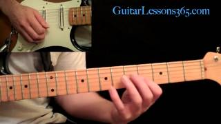 Thunderstruck Guitar Lesson Pt1  ACDC  Intro [upl. by Alolomo]