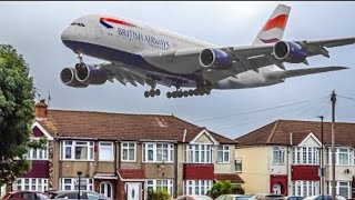 Huge Planes Landing London [upl. by Nibuz419]