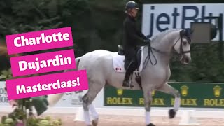 Charlotte Dujardin How to train Piaffe and Passage in Dressage [upl. by Enetsirhc]