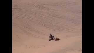 Namib Desert Dune Jumps on a YZ125 [upl. by Mccormick]