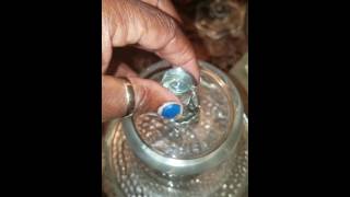 DOLLAR TREE CUPCAKE HOLDER WITH DIY GLASS GEMS HOLDER AS KNOBS [upl. by Akena]