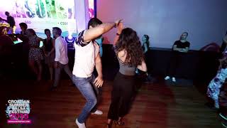 Walid amp Dj Cycy dancing in Rovinj Croatian Summer Salsa Festival 2018 [upl. by Zaslow]