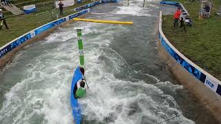 Compétitions en eaux vives sur la base olympique de Vaires [upl. by Eillib]