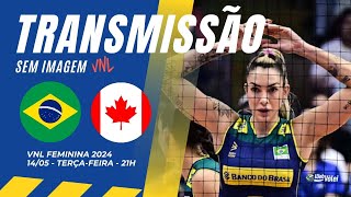 BRASIL X CANADÁ AO VIVO [upl. by Adnarahs]