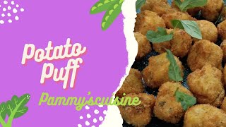 How to use boilled potato delicious and yummy potatopuffspammys cuisine [upl. by Ode258]